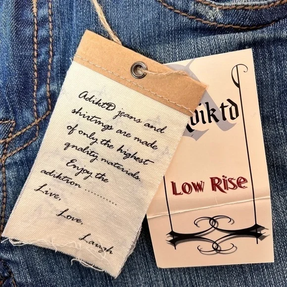 Adiktd Women's Denim Bootcut Lowrise Women's Jeans Size: 10/31 - Picture 9 of 11